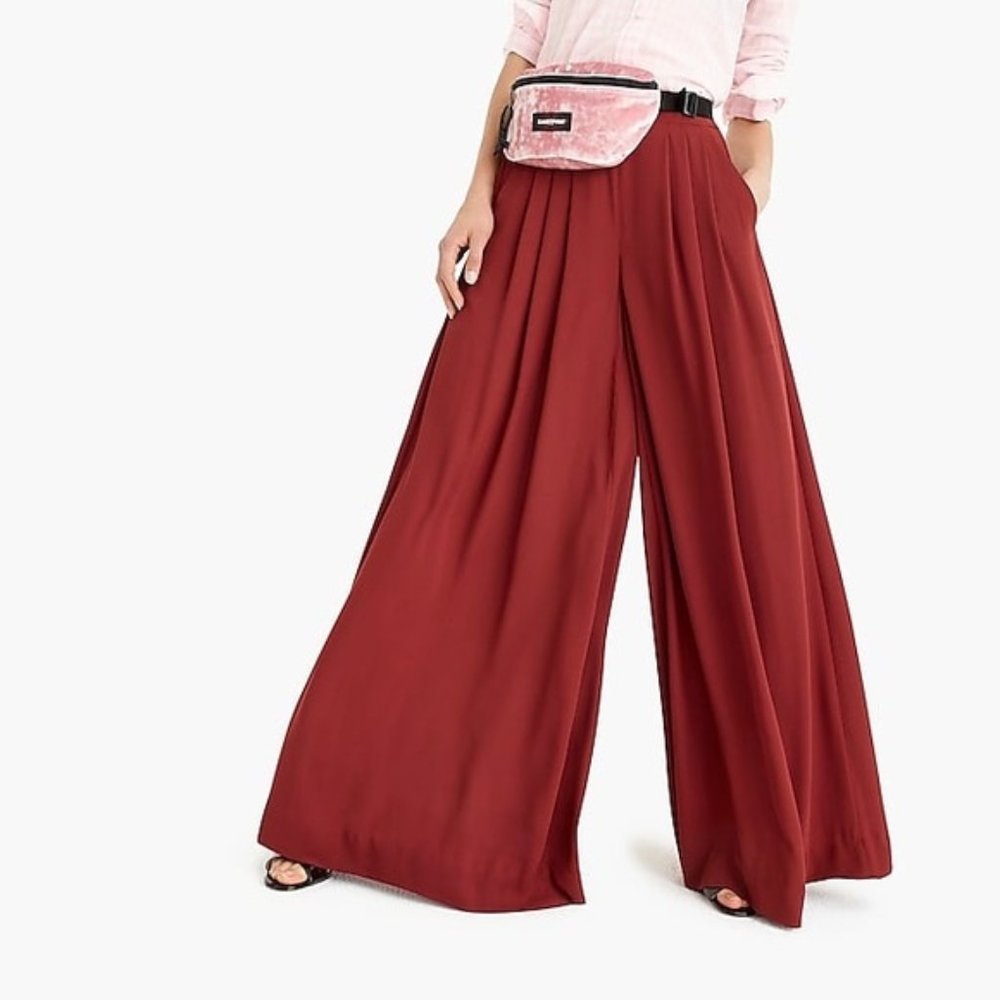 Jcrew Collection Wide Leg Pant